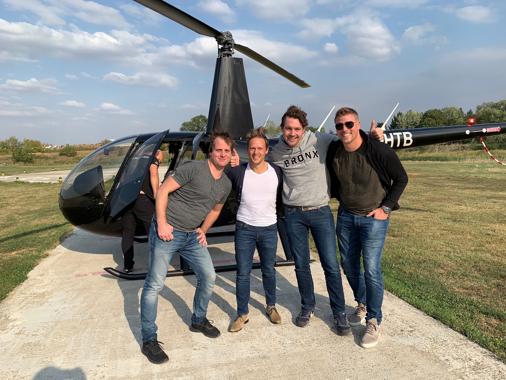 Helicopter Flight over Belgrade