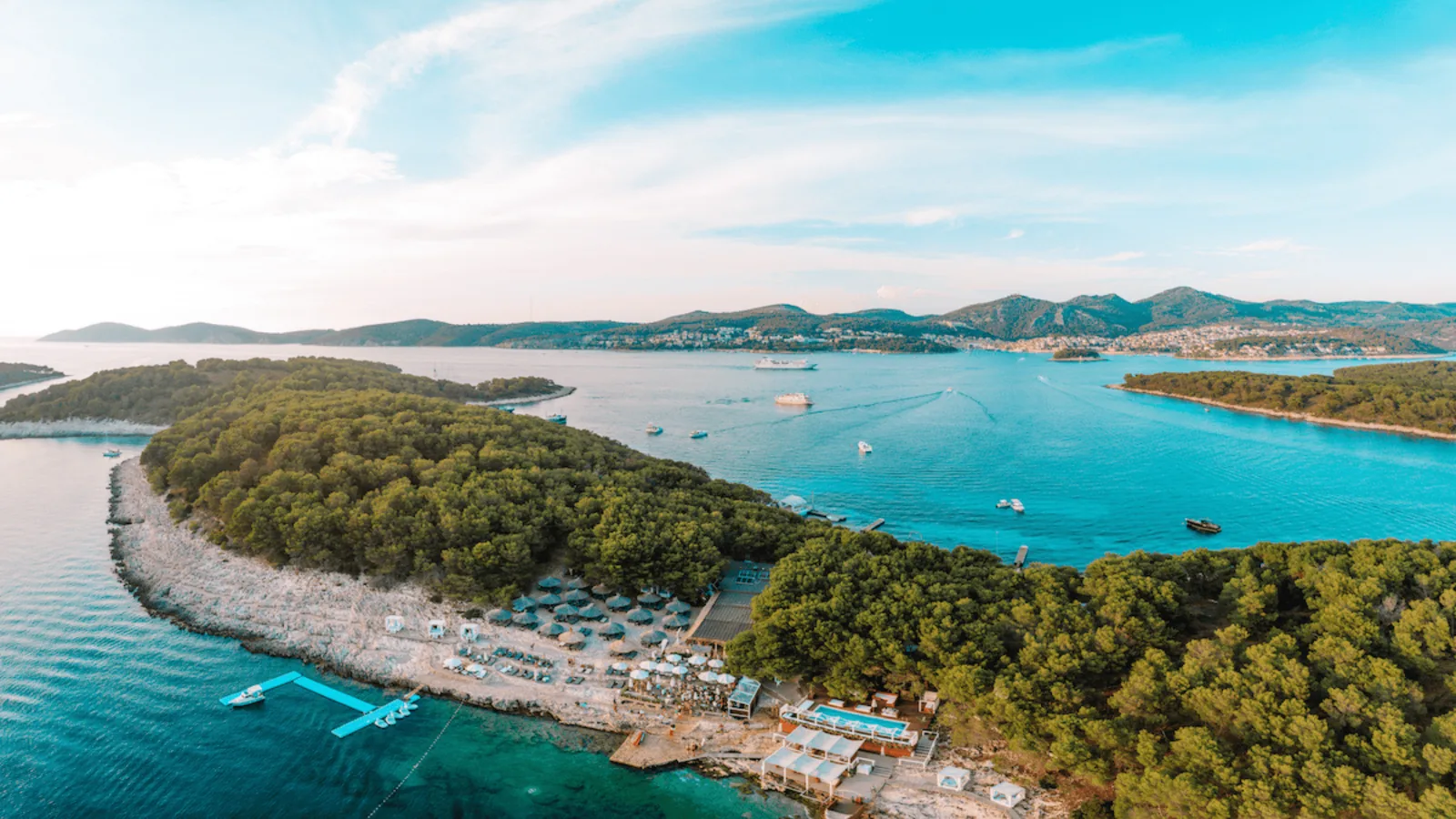 Carpe Diem Beach on the Pakleni Islands near Hvar